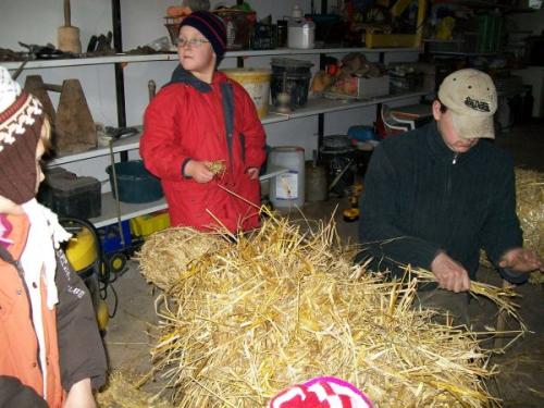 Výroba oveček pro&nbsp;Nečtinský betlém
prosinec 2009