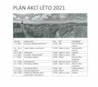 Plán akcí léto 2021