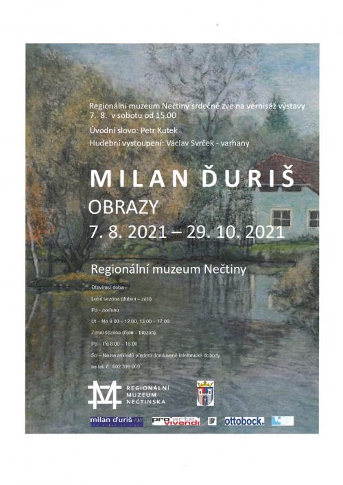 Výstava obrazů Milana Ďuriše